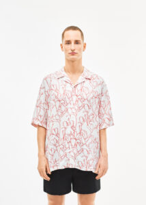 EYMON – Ecru AOP S/S Shirt