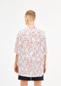 EYMON – Ecru AOP S/S Shirt