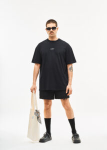 BYRON – Black OVS Tee With Logo