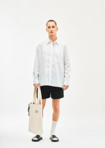 ELYGER – White L/S Shirt