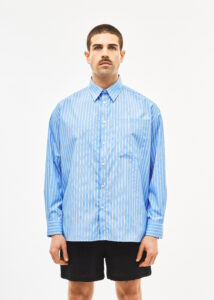 ELYGER – Blue Striped L/S Shirt