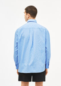 ELYGER – Blue Striped L/S Shirt