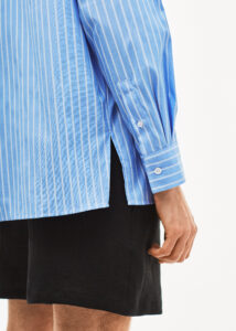 ELYGER – Blue Striped L/S Shirt