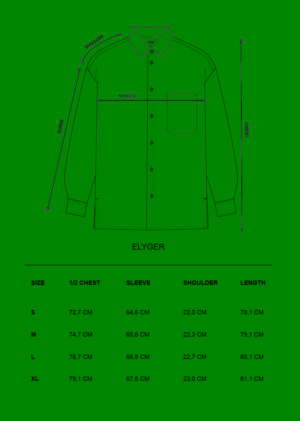 ELYGER – White L/S Shirt
